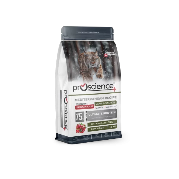 Proscience Kuzu Etli ve Somonlu Kısırlaştırılmış Kedi Maması