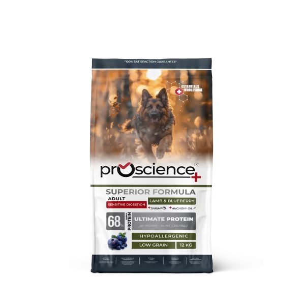 Proscience Kuzu Etli ve Yabanmersinli Yetişkin Köpek Maması