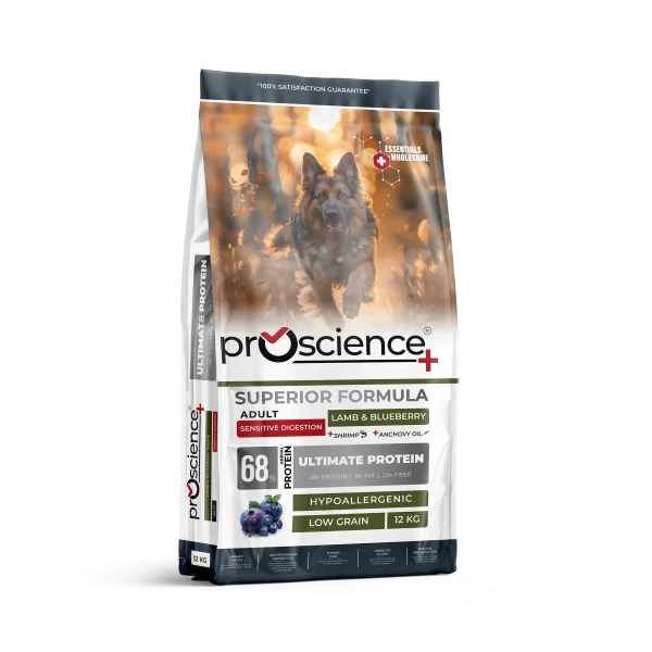 Proscience Kuzu Etli ve Yabanmersinli Yetişkin Köpek Maması