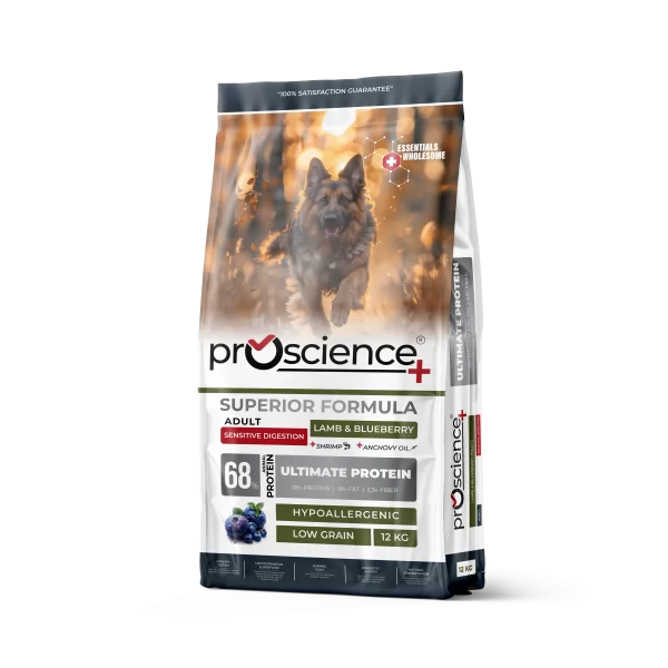 Proscience Kuzu Etli ve Yabanmersinli Yetişkin Köpek Maması