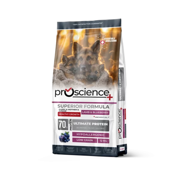 Proscience Kuzu Etli ve Yaban Mersinli Yavru Köpek Maması