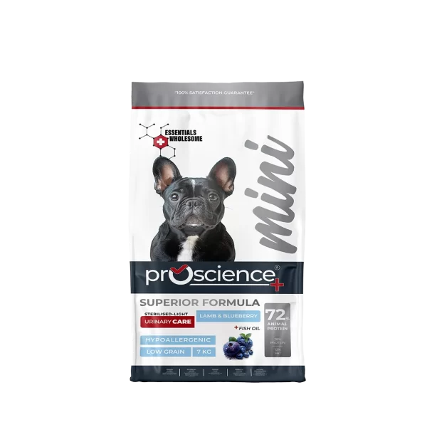 Proscience Mini Kuzulu ve Yaban Mersinli Kısırlaştırılmış Köpek Maması