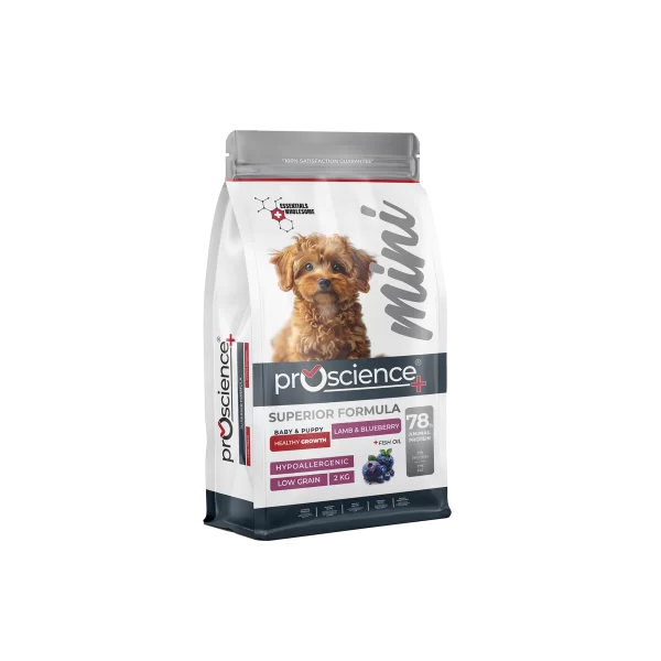 Proscience Mini Kuzulu ve Yaban Mersinli Bebek ve Yavru Köpek Maması - Görsel 4