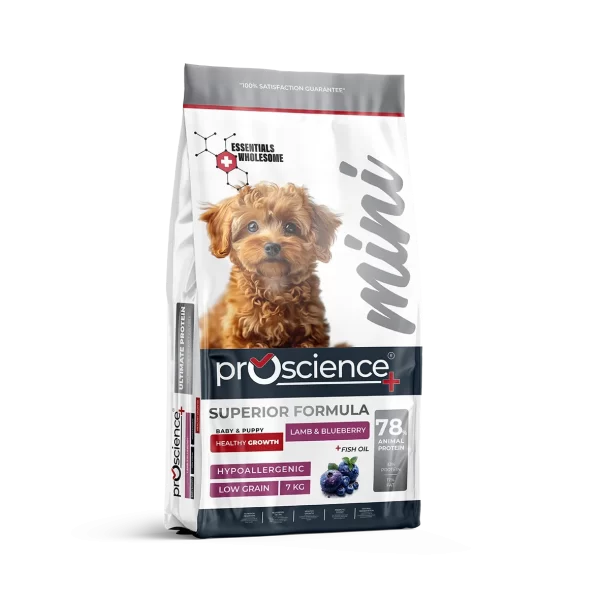 Proscience Mini Kuzulu ve Yaban Mersinli Bebek ve Yavru Köpek Maması - Görsel 3