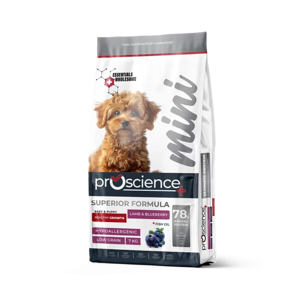Proscience Mini Kuzulu ve Yaban Mersinli Bebek ve Yavru Köpek Maması - Görsel 2
